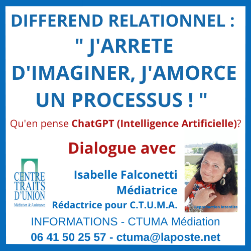 DIFFEREND RELATIONNEL : J’ARRETE D’IMAGINER, J’AMORCE UN PROCESSUS »